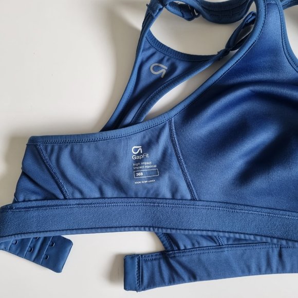 Gap Fit High Impact Sports Bra Size 34B - Picture 10 of 11